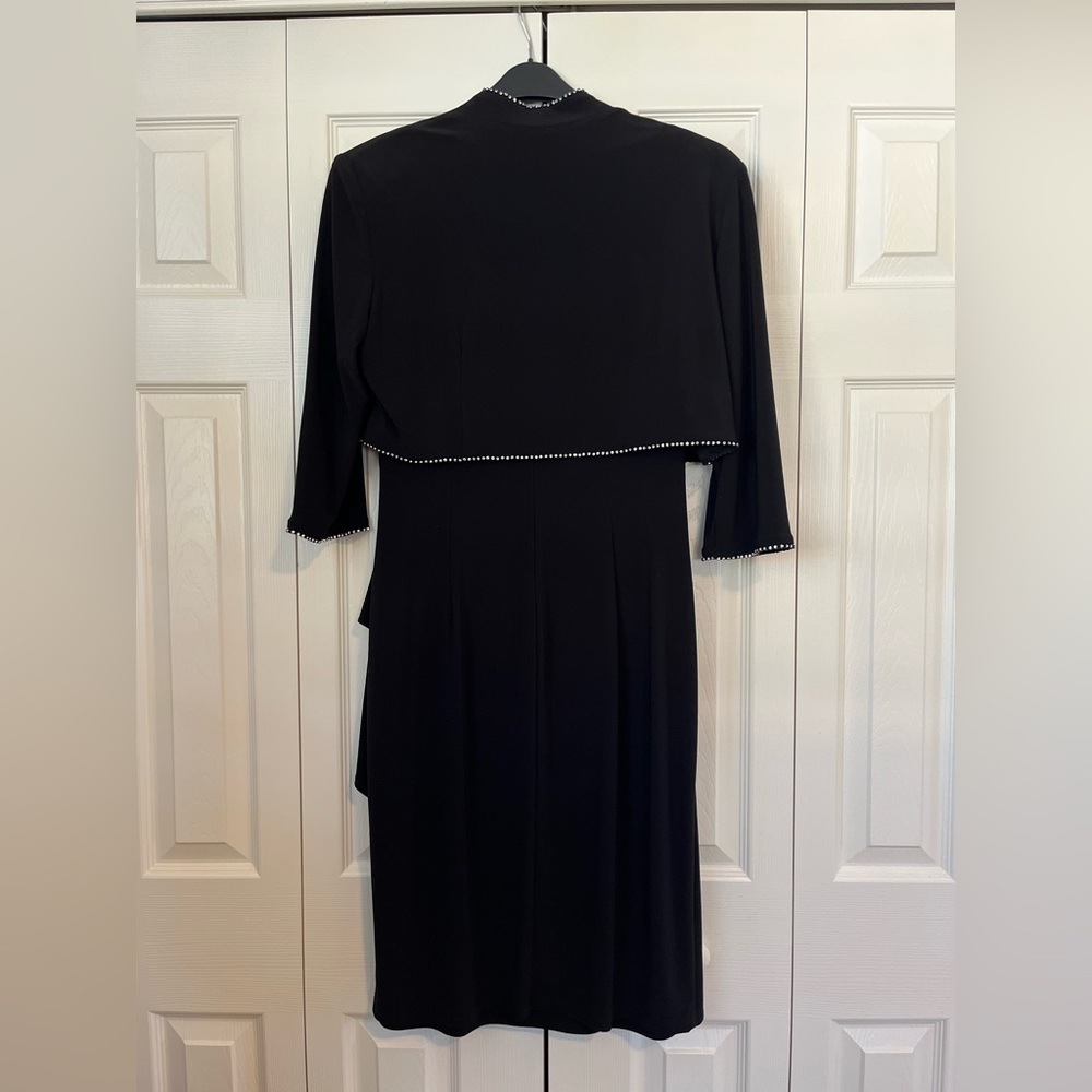 Joseph Ribkoff Black Dress with Jacket - Picture 2 of 4